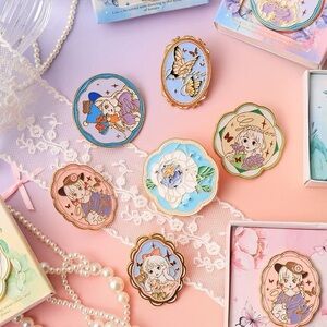 Brand new set of 10 mental clips Flower Language and Vintage Fairy Tale Style